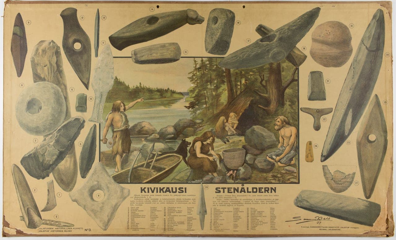 School board about the stone age