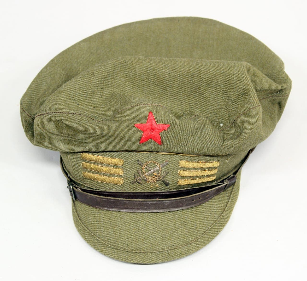 Cap from Spanish Republican Army, used by Paavo Koskinen