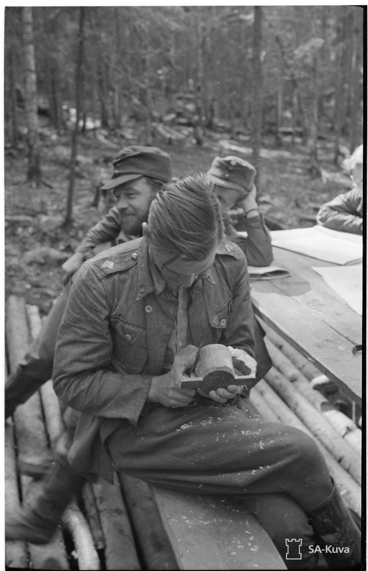 War and Memory ring, made at the front