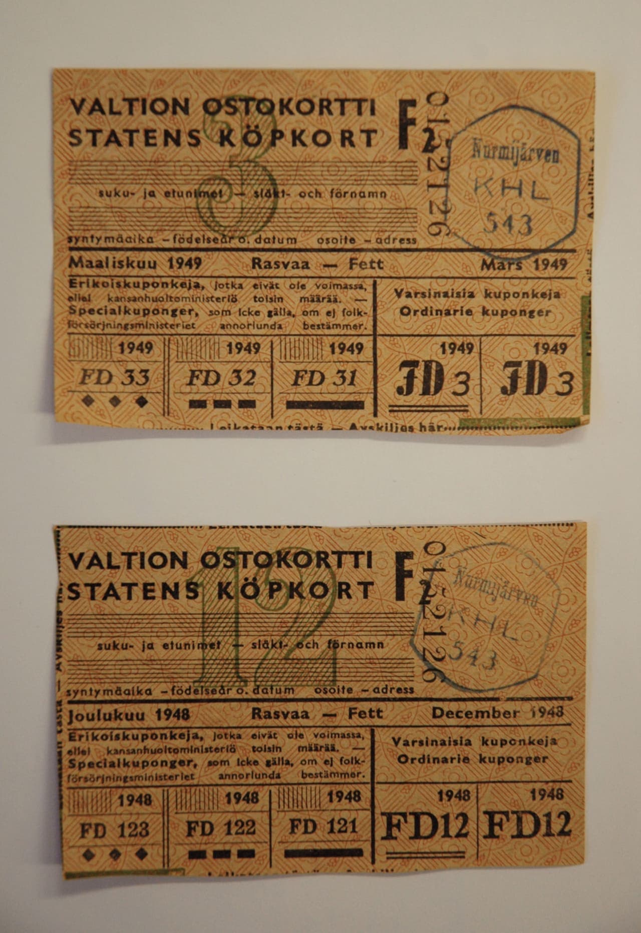 Valtion ostokortti F2