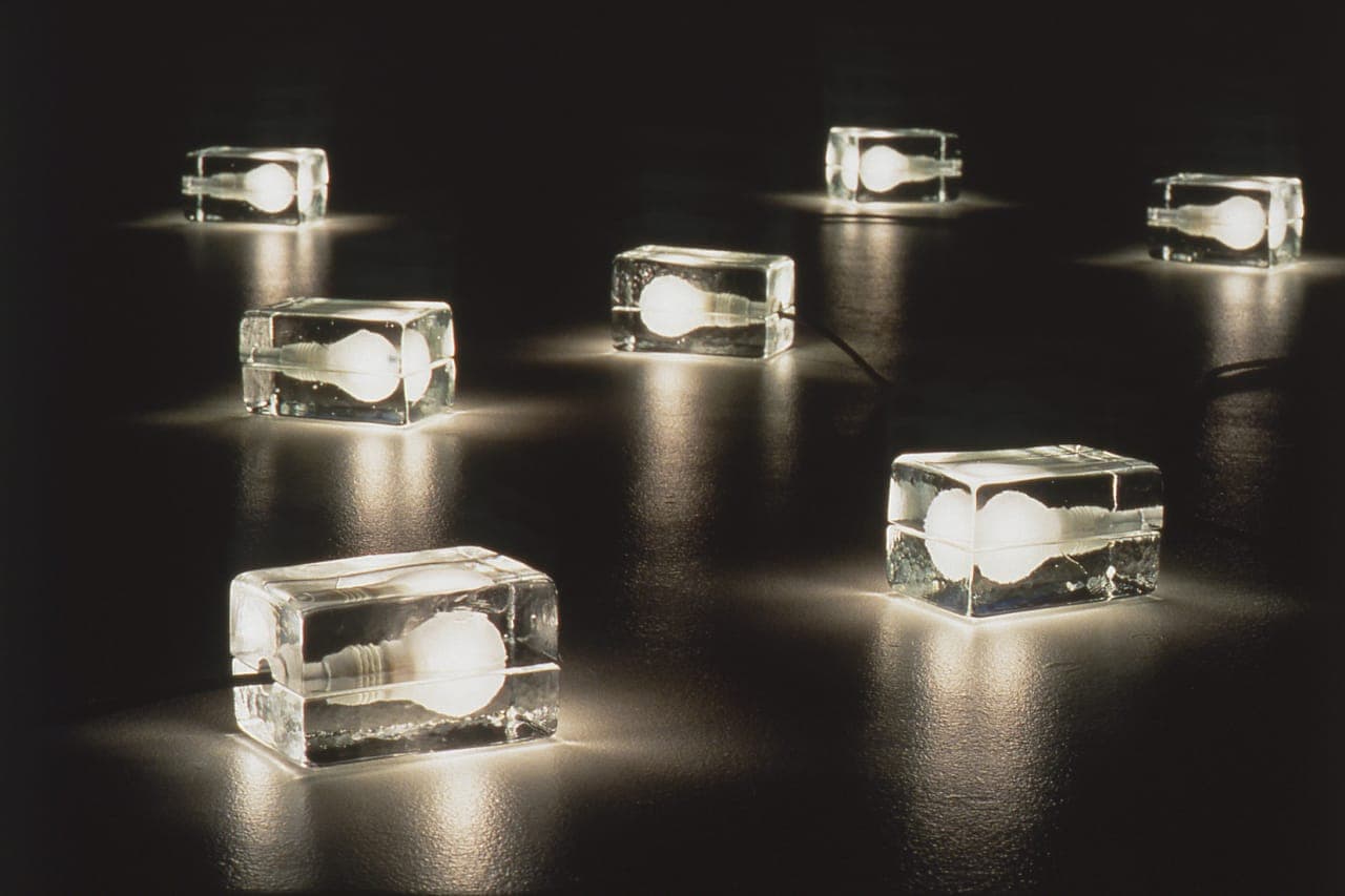 Block lamp by Harri Koskinen