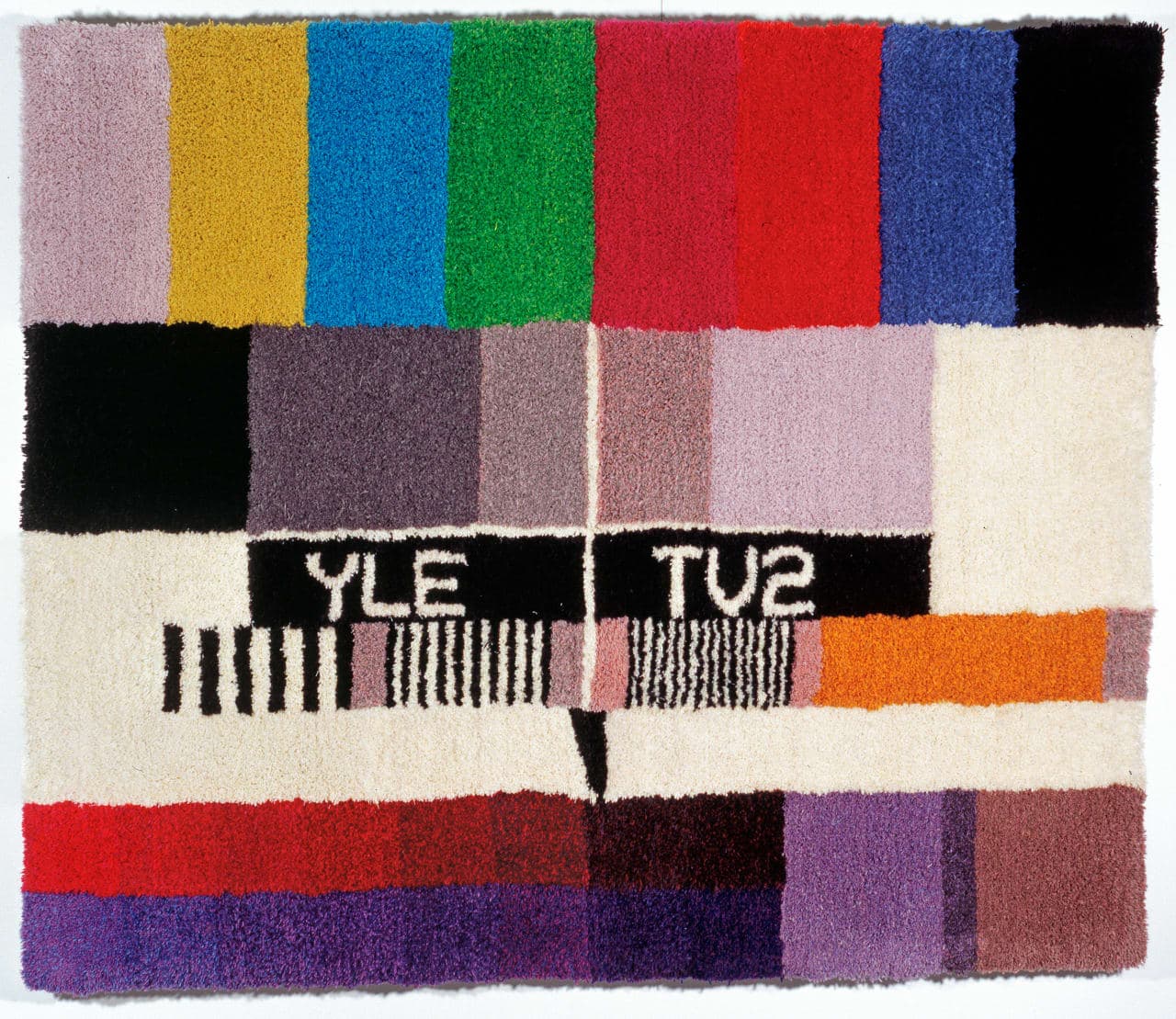 Test card rug by Panu Puolakka